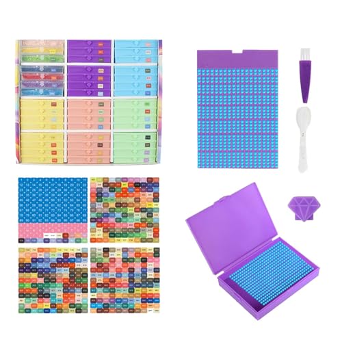 Mihauuke Rhinestone Malerei Aufbewahrung | Strassstein Zubehör Aufbewahrungsständer - Werkzeugboxen Tablett Organizer Für Jugendliche Erwachsene Bastler Mihauuke Rhinestone Malerei Aufbewahrung | Strassstein Zubehör Aufbewahrungsständer - Werkzeugboxen Tablett Organizer Für Jugendliche Erwachsene Bastler von Mihauuke