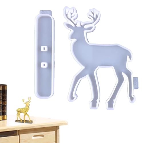 Mihauuke Weihnachts Seifenformen | Reindeer Form - Rentier Design Mit Basis Süße Deko Für Süßigkeiten Schokolade Tisch Mihauuke Weihnachts Seifenformen | Reindeer Form - Rentier Design Mit Basis Süße Deko Für Süßigkeiten Schokolade Tisch von Mihauuke