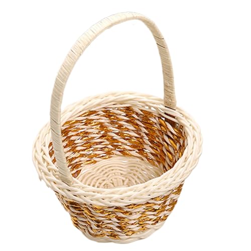 Mihauuke Winziger Korb | Floraler Tischdekoration Für Hochzeitstisch Aus Kunstrattan,Natürlicher Aufbewahrungskorb Für Wohnzimmer Schlafzimmer Deko Mihauuke Winziger Korb | Floraler Tischdekoration Für Hochzeitstisch Aus Kunstrattan,Natürlicher Aufbewahrungskorb Für Wohnzimmer Schlafzimmer Deko von Mihauuke