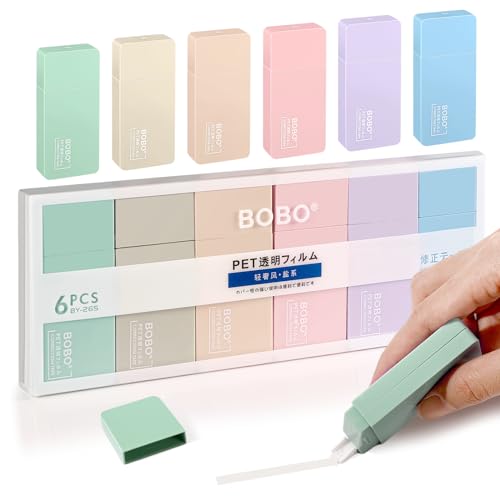 Korrekturroller 6 Stück,Correction Tape,Correction Tape, Korrekturmaus Klein,Schulsachen Aesthetic , Korrekturroller Aesthetic Mini Korrekturroller,für Studenten Kinder, Büro Heimbüro Oder Schule Korrekturroller 6 Stück,Correction Tape,Correction Tape, Korrekturmaus Klein,Schulsachen Aesthetic , Korrekturroller Aesthetic Mini Korrekturroller,für Studenten Kinder, Büro Heimbüro Oder Schule von Miiepls