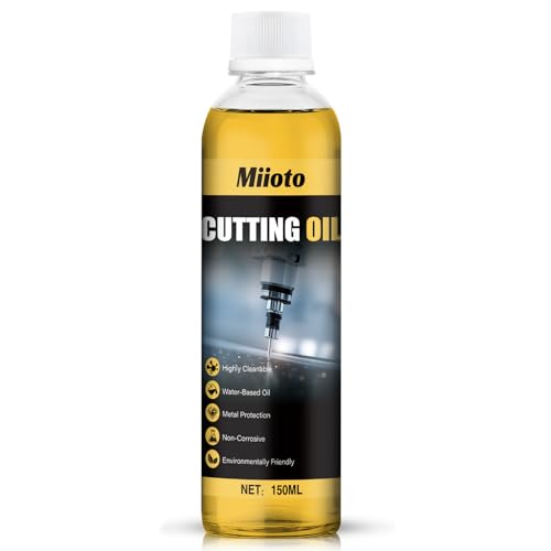 Miioto 150ML Schneidöl Metall, Bohr und Schneidöl, Bohröl Gewindeschneidöl für Bohr und Schneid Werkzeug, Feinmechaniköl, Geeignet Zum Aller Metallarten für Werkzeug, Schmierung und Kühlung von Miioto