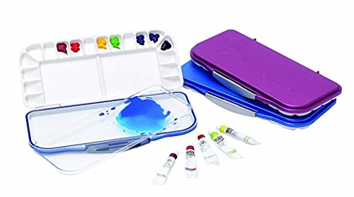 Mijello Martin Airtight Aquarell-Palette, 18 Wellen, Fuchsia von Mijello