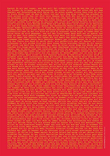 Mike Weimann / GoToBedNow Erziehungssprüche Poster auf deutsch Deutschsprachige Version DIN A1 von Mike Weimann / GoToBedNow