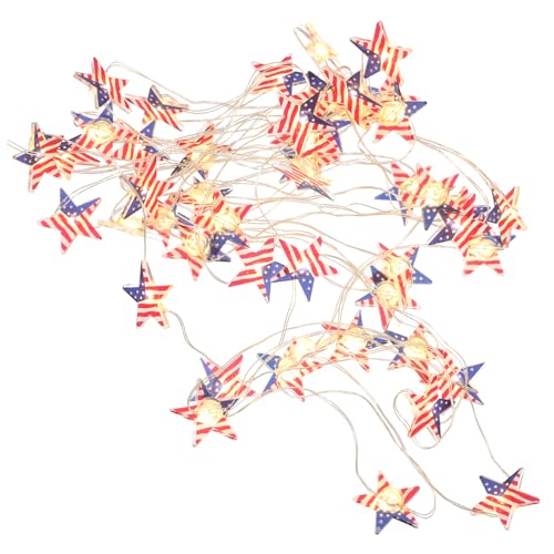 Mikikit Batteriebetriebene Dekorative Lichterketten Zum Amerikanischen Unabhängigkeitstag Dekorative -lichterkette Mikikit Batteriebetriebene Dekorative Lichterketten Zum Amerikanischen Unabhängigkeitstag Dekorative -lichterkette von Mikikit