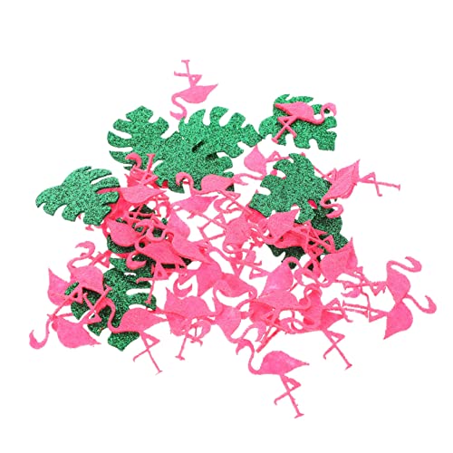 Mikikit 1 Hawaii Tisch dekoration Hochzeitsdekor Konfetti Party dekorativ Flamingo-Dekorationsparty lei Party -Requisiten Requisiten für das Szenenlayout Festivalbedarf Nicht gewebt von Mikikit