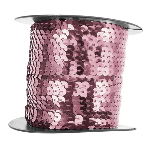 Mikikit 1 Rolle Elastisches Paillettenband, Zum Selbermachen, Basteln, Kleidungsband, Stretch-kostümbesatz, Basteln, Dekorative Paillettenstreifen, Zubehör Für Nähprojekte von Mikikit