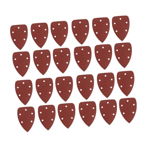 Mikikit 1 Satz Dreieckiges Schleifpapier Mit Löchern Schleifpapier Tragbares Schleifpapier Trockenbau Körnung Handliches Schleifpapier Beflockungssand Schleifpapier 40 Stück von Mikikit