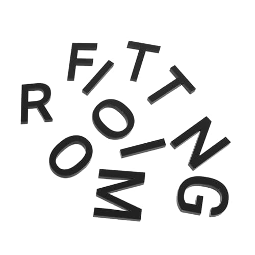 Mikikit 1 Satz Fitnessraum -logo Wandtattoos Buchstabenschild Für Die Wand Wandschilder Geschäftlicher Aufkleber Dekoration Für Hausbriefe Aufkleber Beachten Shop-türschild Black Acryl Mikikit 1 Satz Fitnessraum -logo Wandtattoos Buchstabenschild Für Die Wand Wandschilder Geschäftlicher Aufkleber Dekoration Für Hausbriefe Aufkleber Beachten Shop-türschild Black Acryl von Mikikit