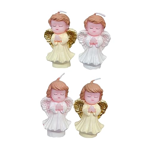 Mikikit 1 Satz Kleine Engel Kerze Lustig Geburtstagskerze Kerzen Babys Party Wachskerze Geburtstagskuchen Kuchenkerze Engelskerze Engel Paraffin 4 Stück Mikikit 1 Satz Kleine Engel Kerze Lustig Geburtstagskerze Kerzen Babys Party Wachskerze Geburtstagskuchen Kuchenkerze Engelskerze Engel Paraffin 4 Stück von Mikikit