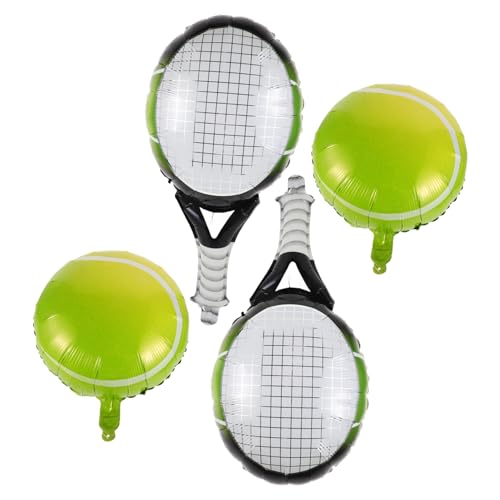 Mikikit 1 Satz Tennisballon LED Tennis-Party-Folienballon groß Tennisparty Farbe Smaragd Tennis Dekorationen Tennisball -Ornament Babypartyballon Tennis-Kuchendekorationen Aluminiumfolie Mikikit 1 Satz Tennisballon LED Tennis-Party-Folienballon groß Tennisparty Farbe Smaragd Tennis Dekorationen Tennisball -Ornament Babypartyballon Tennis-Kuchendekorationen Aluminiumfolie von Mikikit