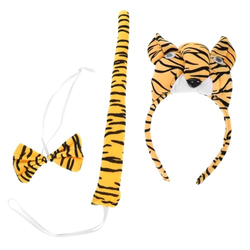Mikikit 1 Set Halloween-stirnband Mit Stoff Für Bühnenauftritte, Tierohr-stirnband Mit Tigerohren Und Für Halloween, Tier-cosplay, Geburtstags-mottoparty Mikikit 1 Set Halloween-stirnband Mit Stoff Für Bühnenauftritte, Tierohr-stirnband Mit Tigerohren Und Für Halloween, Tier-cosplay, Geburtstags-mottoparty von Mikikit