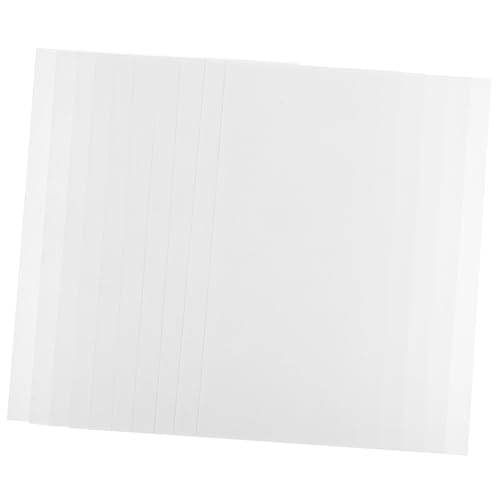 Mikikit 10 Blatt PVC Druckfolie und Tintenstrahldrucker Kompatibel Kratzfest Langlebig Vielseitiges Bedruckbares Material für Kreative Karten Designs und Bastelprojekte von Mikikit