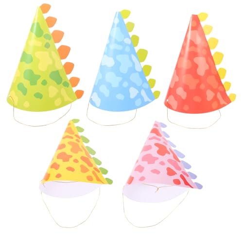 Mikikit 10 Stück Geburtstagshut Dinosaurier-Kappe erste Kindergeburtstagsmütze klein Dinosaurier-Geburtstagshüte tragegurt geburtstag kopfbedeckung Rosa Partyhüte Papier Mikikit 10 Stück Geburtstagshut Dinosaurier-Kappe erste Kindergeburtstagsmütze klein Dinosaurier-Geburtstagshüte tragegurt geburtstag kopfbedeckung Rosa Partyhüte Papier von Mikikit