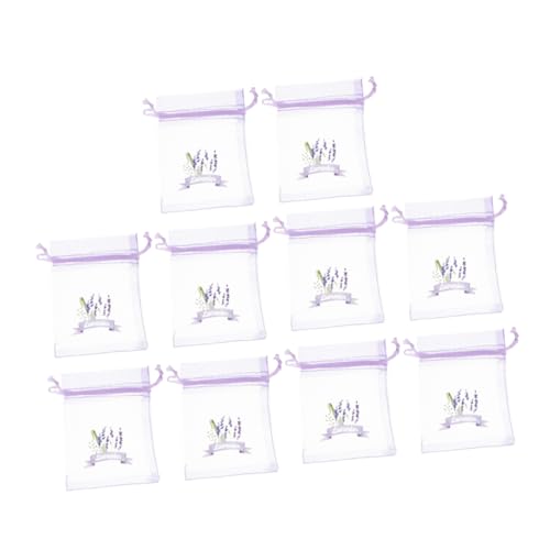 Mikikit 10 Stück Leerer Beutel Lavendelsäckchen, Netzbeutel mit Kordelzug Beutel Leere Beutel hellvioletter Organzabeutel Lavendel Trocknerbeutel Lavendelsäckchen Beutel Gewürzbeutel Mikikit 10 Stück Leerer Beutel Lavendelsäckchen, Netzbeutel mit Kordelzug Beutel Leere Beutel hellvioletter Organzabeutel Lavendel Trocknerbeutel Lavendelsäckchen Beutel Gewürzbeutel von Mikikit
