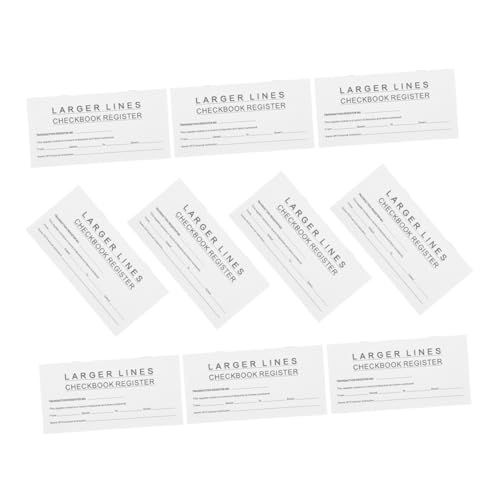 Mikikit 10 Stück Teiliges Persönliches Scheckbuch Register Tragbares Leeres Finanztransaktions Logbuch Handliches Budget Tracker für Unterwegs und Effizientes Finanzmanagement Mikikit 10 Stück Teiliges Persönliches Scheckbuch Register Tragbares Leeres Finanztransaktions Logbuch Handliches Budget Tracker für Unterwegs und Effizientes Finanzmanagement von Mikikit