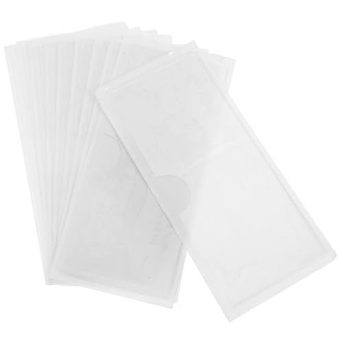 Mikikit 10 Stück Teiliges Selbstklebende Transparente PVC Etikettentaschen Vielseitig für Kassenbons Materialkarten und Visitenkarten Einfache Anbringung Verschiedenen Oberflächen Mikikit 10 Stück Teiliges Selbstklebende Transparente PVC Etikettentaschen Vielseitig für Kassenbons Materialkarten und Visitenkarten Einfache Anbringung Verschiedenen Oberflächen von Mikikit