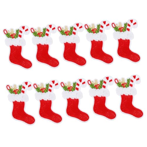 Mikikit 10 Stück Teiliges Weihnachts Stickpatch Schneeflocke Schneemann Aufnäher zum Aufnähen und Aufbügeln Dekorative Reparaturflicken für Kleidung DIY Handwerk Weihnachtsdekoration Mikikit 10 Stück Teiliges Weihnachts Stickpatch Schneeflocke Schneemann Aufnäher zum Aufnähen und Aufbügeln Dekorative Reparaturflicken für Kleidung DIY Handwerk Weihnachtsdekoration von Mikikit