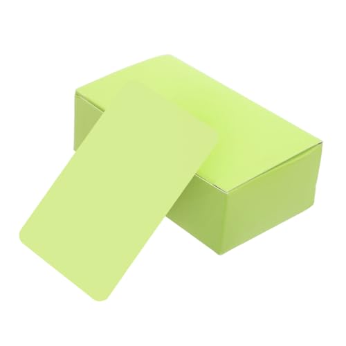Mikikit 100 Stück Blanko Karteikarten aus Stabilem Papier mit Abgerundeten Ecken Doppelseitig Beschreibbar Kompakte Box für Vokabeltraining Notizen und DIY Businesskarten für Schule und von Mikikit