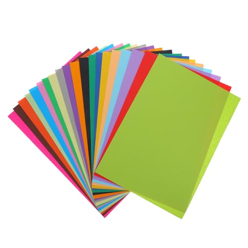 Mikikit 100 Stück Buntes Faltpapier Farben Bastelpapier für DIY Bastelprojekte Schulkunst Dekoration Vielseitig Einsetzbar Einfach zu Verwenden Anfängerfreundlich von Mikikit