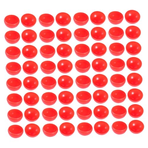 Mikikit 100 Stück Öffnbare Plastikkugeln für Befüllbare Partyspiel Bälle aus Wiederverwendbarem PVC Kleine Kugeln für Gewinnspiele Events Spiele und Freizeitaktivitäten von Mikikit