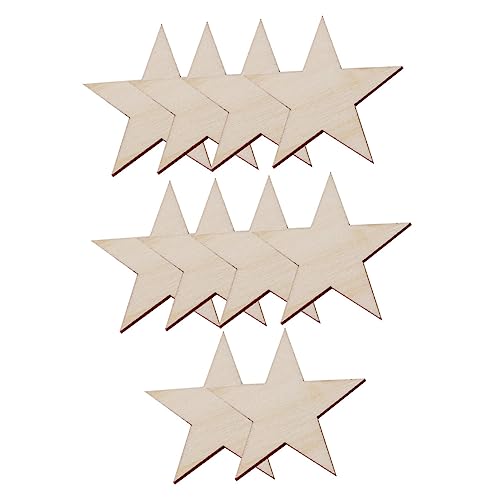 Mikikit 100 Stück Teiliges Holzsterne DIY Bastelchips mit Glatter Oberfläche für Kinderhandwerk Natürliche Holzscheiben zum Bemalen Sichere Fünfzackige Dekosterne für Kreative Weihnachts Mikikit 100 Stück Teiliges Holzsterne DIY Bastelchips mit Glatter Oberfläche für Kinderhandwerk Natürliche Holzscheiben zum Bemalen Sichere Fünfzackige Dekosterne für Kreative Weihnachts von Mikikit