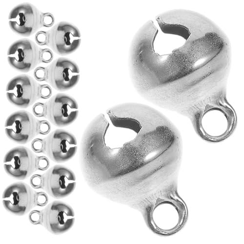 Mikikit 100Stücke Glöckchen Gold für DIY Schmuckherstellung für Hochzeiten Partys Weihnachts und Halloween Dekoration Handarbeit Glöckchen für Armbänder Mikikit 100Stücke Glöckchen Gold für DIY Schmuckherstellung für Hochzeiten Partys Weihnachts und Halloween Dekoration Handarbeit Glöckchen für Armbänder von Mikikit
