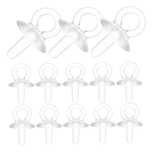 Mikikit 100Stücke Transparente Harz Perlenanhänger Stifte für DIY Schmuckherstellung Stabile und Benutzerfreundliche Tassen Augenstifte für Armbänder und Ohrringe Mikikit 100Stücke Transparente Harz Perlenanhänger Stifte für DIY Schmuckherstellung Stabile und Benutzerfreundliche Tassen Augenstifte für Armbänder und Ohrringe von Mikikit