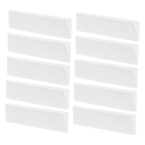 Mikikit 10Satz Magnetische Etikettenhalter aus Transparente Etikettenkarten für Regale Büro und Lagerorganisation für Aktenschubladen und Küchen von Mikikit