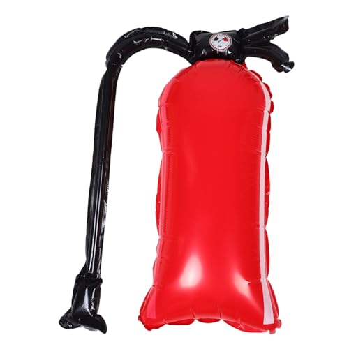Mikikit 10Stücke Aluminiumfolienballons für Kindergeburtstage Feuerwehrmann Partys Notfallrettungsdekorationen Strapazierfähig Realistisch Vielseitig von Mikikit