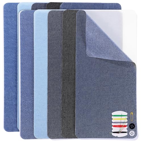Mikikit 10Stücke Bügelflicken für Jeans Aufbügler für Stoffreparatur Langlebige Patches zum Aufbügeln Kleidung Vielseitig Einsetzbar für Hosen Jacken und Taschen Mikikit 10Stücke Bügelflicken für Jeans Aufbügler für Stoffreparatur Langlebige Patches zum Aufbügeln Kleidung Vielseitig Einsetzbar für Hosen Jacken und Taschen von Mikikit