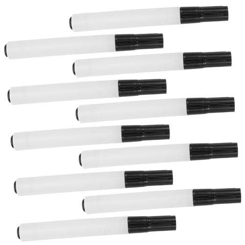 Mikikit 10Stücke Nachfüllbare Whiteboard Marker Langlebig für Erwachsene Einfach zu Löschen für Schule Büro und Zuhause von Mikikit