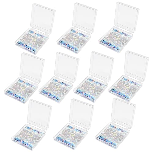 Mikikit 10Stücke Nagelstücke Display Box Transparente Aufbewahrung für Künstliche Nägel Stabile Struktur und Leicht für Nagelsalon und Maniküre Zubehör Mikikit 10Stücke Nagelstücke Display Box Transparente Aufbewahrung für Künstliche Nägel Stabile Struktur und Leicht für Nagelsalon und Maniküre Zubehör von Mikikit
