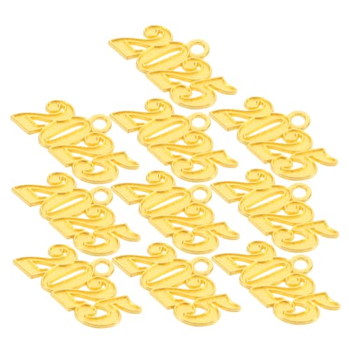 Mikikit 10Stücke Teiliges Abschlussquastenzubehör Stylische Tassel Charms für Abschlusskappen Dekorations Accessoire für Abschlussfeiern und Zeremonien Mikikit 10Stücke Teiliges Abschlussquastenzubehör Stylische Tassel Charms für Abschlusskappen Dekorations Accessoire für Abschlussfeiern und Zeremonien von Mikikit