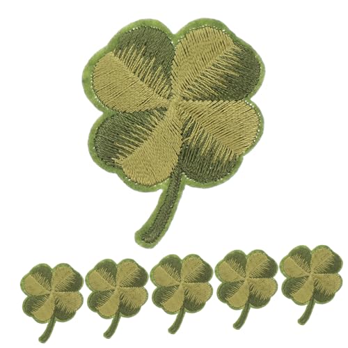 Mikikit 10Stücke Teiliges Blattstickerei Aufnäher für Kleidung und Taschen DIY Dekoration Niedliche Nähpatches für Patrick's Day Langlebig und Vielseitig Einsetzbar Mikikit 10Stücke Teiliges Blattstickerei Aufnäher für Kleidung und Taschen DIY Dekoration Niedliche Nähpatches für Patrick's Day Langlebig und Vielseitig Einsetzbar von Mikikit
