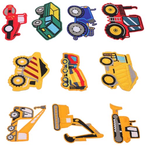 Mikikit 10Stücke Teiliges Stoffflecken Aufnäher für Jacken und Kleidung Dekorative Nähflicken für DIY Projekte Vielseitige Flicken für Taschen Schuhe und Hüte Hochwertige Stoffpatches von Mikikit