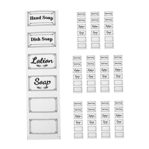 Mikikit 12 Blatt Transparente Flaschenetiketten Abziehbar Wasserfest für Shampoo Conditioner und Seifenspender Vielseitig Einsetzbar für Badezimmer Hotels und Urlaub Langlebig und Mikikit 12 Blatt Transparente Flaschenetiketten Abziehbar Wasserfest für Shampoo Conditioner und Seifenspender Vielseitig Einsetzbar für Badezimmer Hotels und Urlaub Langlebig und von Mikikit