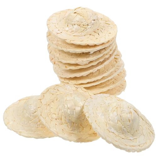 Mikikit 12 Stück geflochtener Strohhut Mini Liebenswert Strand Hüte für Frauen Party Foto-Requisite für Bastelhüte gewebter Bastelhut kleiner Hut Foto-Requisite Strohhüte zum Basteln Beige Mikikit 12 Stück geflochtener Strohhut Mini Liebenswert Strand Hüte für Frauen Party Foto-Requisite für Bastelhüte gewebter Bastelhut kleiner Hut Foto-Requisite Strohhüte zum Basteln Beige von Mikikit