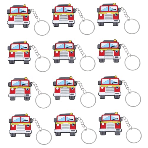 Mikikit 12Stücke Feuerwehrmann Schlüsselanhänger Dekorative Mitgebsel für Party Multifunktionale für Kindergeburtstage Rucksackanhänger und Schlüsselaccessoires Mikikit 12Stücke Feuerwehrmann Schlüsselanhänger Dekorative Mitgebsel für Party Multifunktionale für Kindergeburtstage Rucksackanhänger und Schlüsselaccessoires von Mikikit