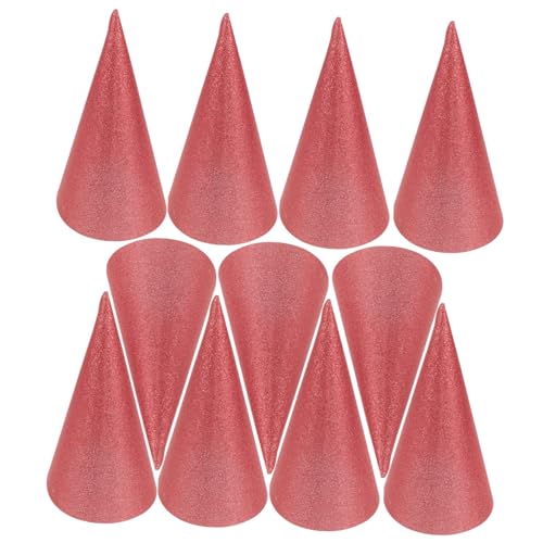 Mikikit 12Stücke Glitzer Krone Hüte Triangel Geburtstagsmützen Für Party Zubehör Shower Schuldekorationen Und Prinzessinnen Design von Mikikit
