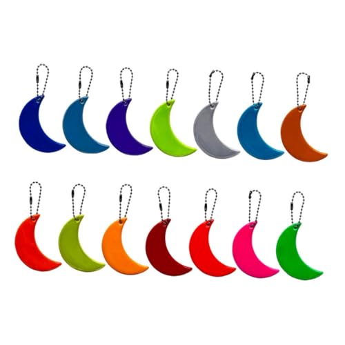 Mikikit 14 Stück Reflektierender Anhänger Schlüsselanhänger Reflektierender Schlüsselanhänger Heller Schlüsselanhänger Reflektor Für Rucksack Reflektoranhänger Kinderwagen Mikikit 14 Stück Reflektierender Anhänger Schlüsselanhänger Reflektierender Schlüsselanhänger Heller Schlüsselanhänger Reflektor Für Rucksack Reflektoranhänger Kinderwagen von Mikikit