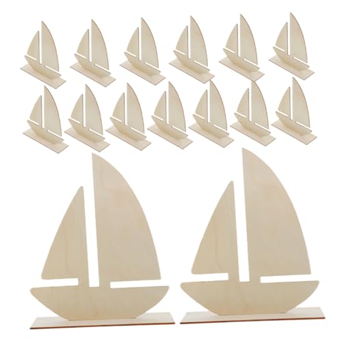 Mikikit 15Stücke Teiliges Unvollendete Holz Segelboot Ausschnitte DIY Bastelmaterial für Nautische Dekorationen für Holzprojekte und Persönliche Kunstwerke Mikikit 15Stücke Teiliges Unvollendete Holz Segelboot Ausschnitte DIY Bastelmaterial für Nautische Dekorationen für Holzprojekte und Persönliche Kunstwerke von Mikikit