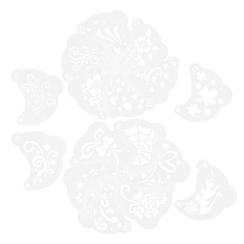 Mikikit 16Stücke Teiliges Gesichtsschablonen Wiederverwendbare Malvorlagen für DIY Wandgestaltung Vielseitige und Makeup Schablonen für Feste und Dekoration Mikikit 16Stücke Teiliges Gesichtsschablonen Wiederverwendbare Malvorlagen für DIY Wandgestaltung Vielseitige und Makeup Schablonen für Feste und Dekoration von Mikikit