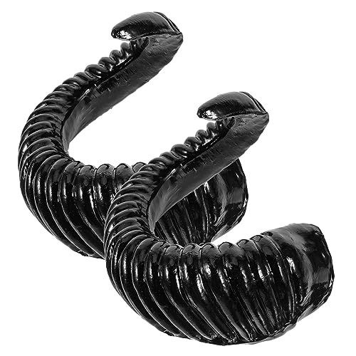 Mikikit 1Paar Schafhorn Haardekoration für Halloween Realistisches Kopfband für Kostümparty Cosplay und Rollenspiele Lustige Schafhörner DIY Freundlich Mikikit 1Paar Schafhorn Haardekoration für Halloween Realistisches Kopfband für Kostümparty Cosplay und Rollenspiele Lustige Schafhörner DIY Freundlich von Mikikit
