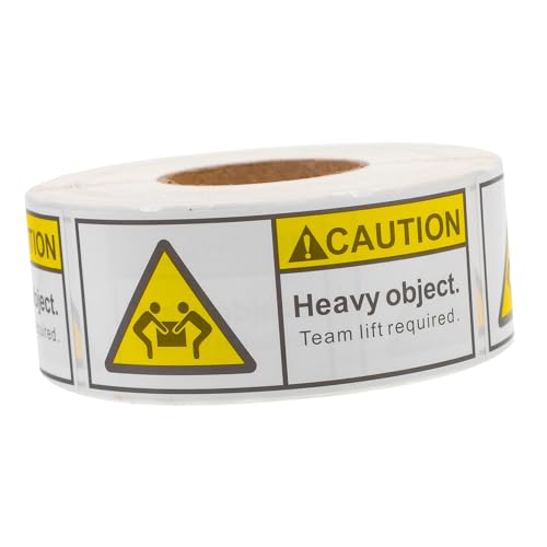 Mikikit 1Rolle Aufkleber für Schwere Objekte Selbstklebendes Team Lift Etikett für Versand Verpackung Etiketten Rolle für Umzugskartons Lagerhaltung Transportverpackungen Mikikit 1Rolle Aufkleber für Schwere Objekte Selbstklebendes Team Lift Etikett für Versand Verpackung Etiketten Rolle für Umzugskartons Lagerhaltung Transportverpackungen von Mikikit