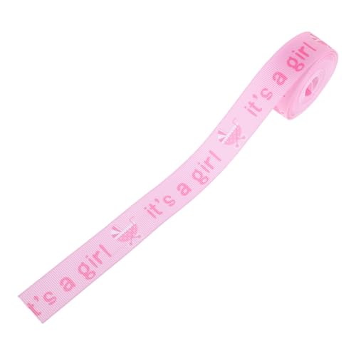 Mikikit 1Rolle Babyparty Band für DIY Craft Ribbon für Projekte Geschenkband für Verpackung für Shower und Gender Reveal Feiern von Mikikit