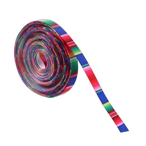 Mikikit 1Rolle Mexikanisches Fiesta Band Serape Band für DIY Geschenkverpackungen und Party Dekorationen für Festlichkeiten und Nähprojekte Mikikit 1Rolle Mexikanisches Fiesta Band Serape Band für DIY Geschenkverpackungen und Party Dekorationen für Festlichkeiten und Nähprojekte von Mikikit