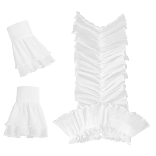 Mikikit 1Satz Abnehmbare Falsche Manschetten mit Rüschenkragen Vintage Design Elegantes Kostümzubehör für Partys und Hochzeiten Dekorative Ergänzung für Brautkleider Mikikit 1Satz Abnehmbare Falsche Manschetten mit Rüschenkragen Vintage Design Elegantes Kostümzubehör für Partys und Hochzeiten Dekorative Ergänzung für Brautkleider von Mikikit