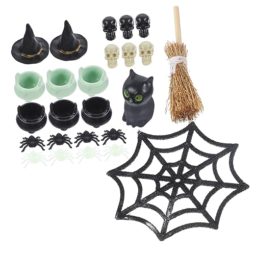Mikikit 1Satz Halloween Dekorationen Kunststoff Figuren für Puppenhaus und Party Deko Kreative und Langlebige Accessoires für Halloween Feiern und Garten Ornamente Mikikit 1Satz Halloween Dekorationen Kunststoff Figuren für Puppenhaus und Party Deko Kreative und Langlebige Accessoires für Halloween Feiern und Garten Ornamente von Mikikit