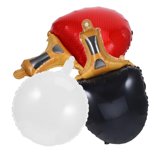 Mikikit 1Satz Teiliges mit Tischtennis Luftballons Weißer Ball für Geburtstagsfeiern und Wettbewerbe Langlebig und Gestaltet von Mikikit