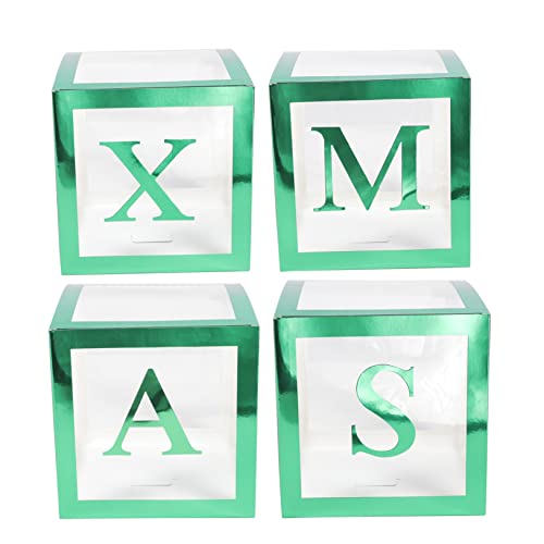Mikikit 1Satz Weihnachtsballon Box Transparente Aufbewahrungsbox für Luftballons Party Dekoration Xmas Schriftzug für Festliche Anlässe Hochzeiten Mikikit 1Satz Weihnachtsballon Box Transparente Aufbewahrungsbox für Luftballons Party Dekoration Xmas Schriftzug für Festliche Anlässe Hochzeiten von Mikikit